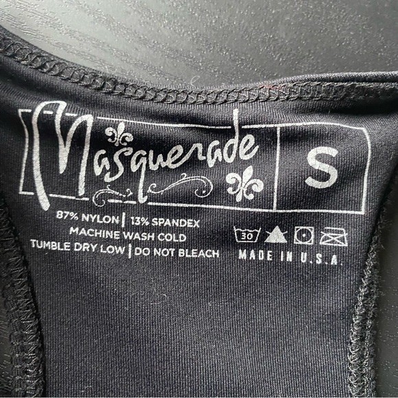 Masquerade Cropped Dance Top - Picture 3 of 3